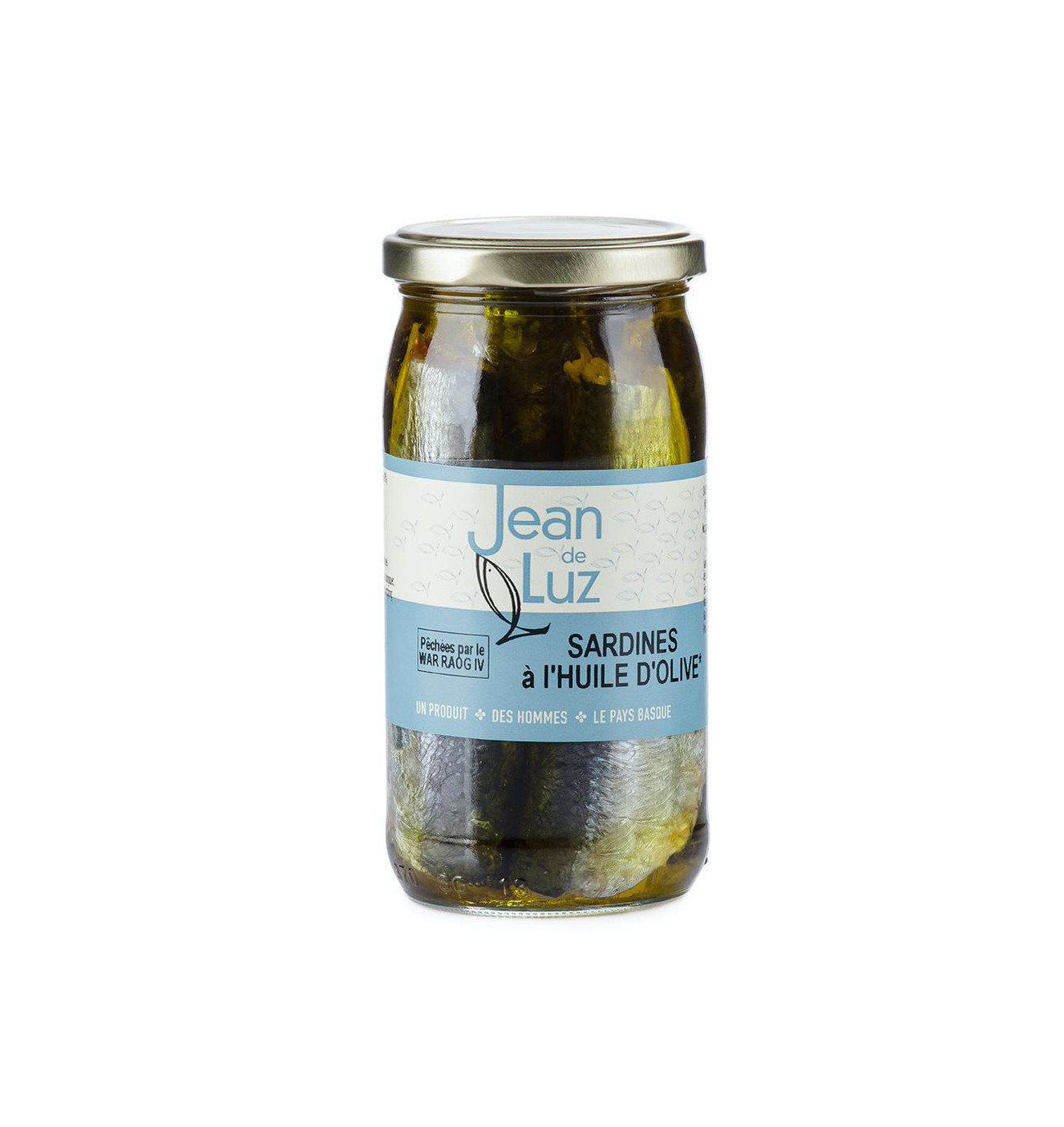Sardines olive 320g jean de luz
